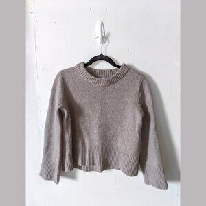 Halston Gray Merino Wool Sweater Size XL